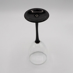 Domino Signature Black by Cristal D’Arques-Durand Claret Wine Glasses Set of 4
