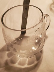 (8) Moser Roland Queen Lace Kenyan African Elephant Sable Lion Etched Glass Mug