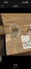 Set Of 8 Mikasa Odyssey Crystal Water Goblets 9 5/8 Inches Tall 2 3/4 Wide