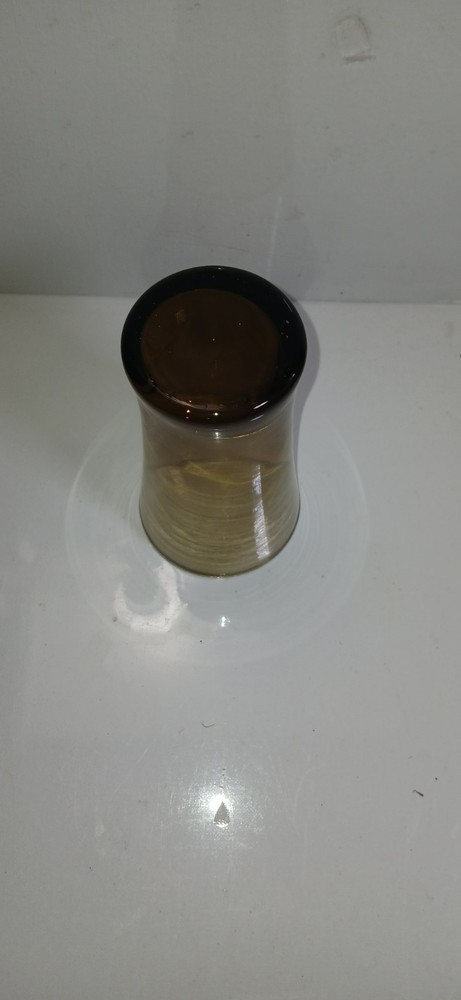 Anchor Hocking Linden Mocha smoky brown glass tumbler