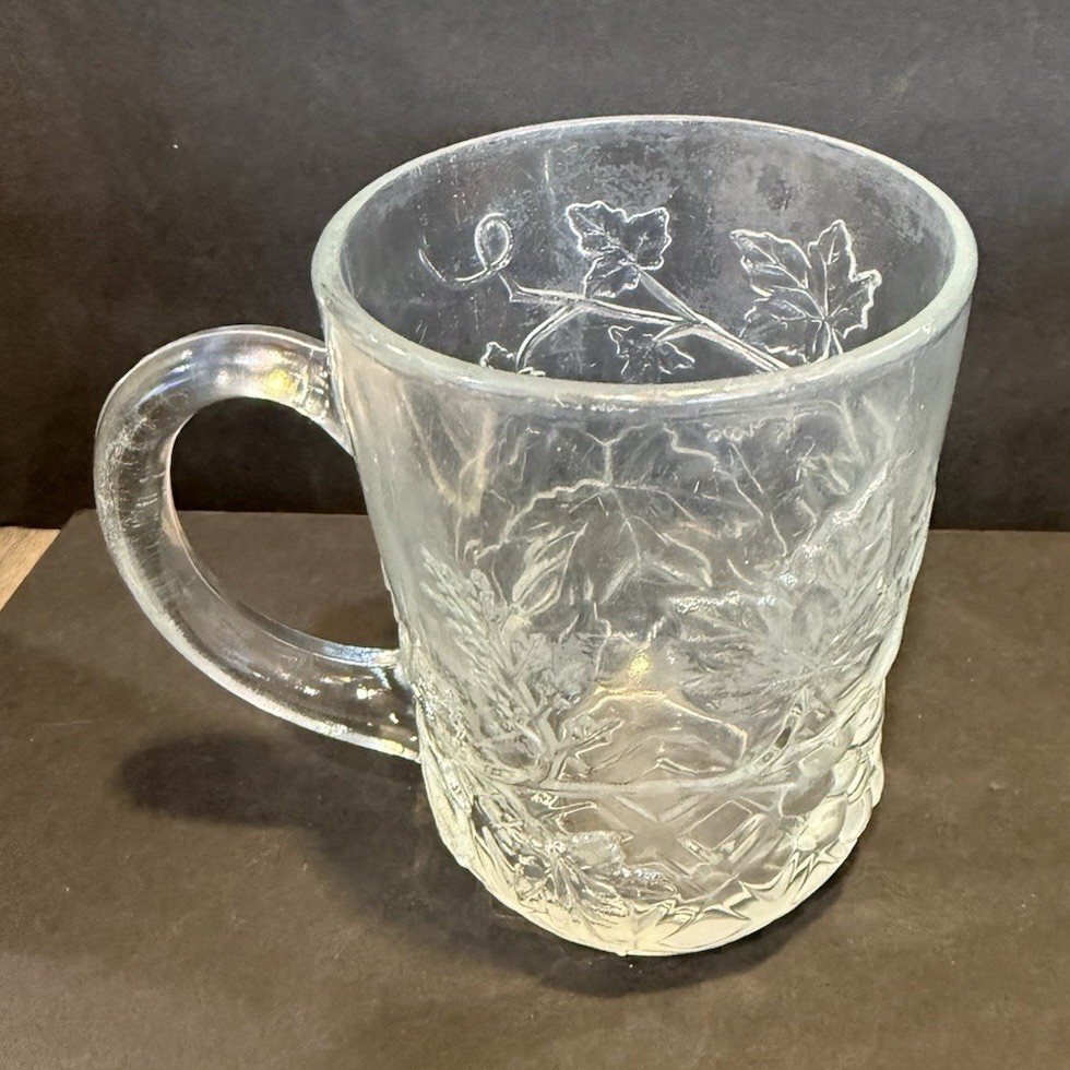 Cristal d’arques – Durand Mallory clear coffee/tea mugs (set of 6) VTG