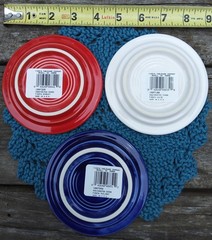 Fiestaware Shot Glass & Coaster Set, Red White Blue USA Patriotic Fiesta