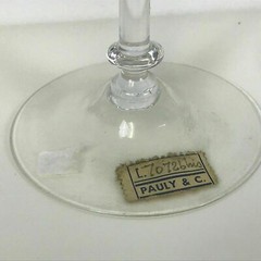 Murano Venetian Salviati Crystal Pauly & C Goblet