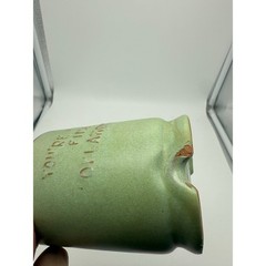 Frankoma Pottery Prairie Green Coffee Mug Diamond Jubilee 75th Aniv Oklahoma TWO