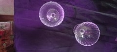 2 Vintage Mikasa Crystal-Park Lane Pattern
