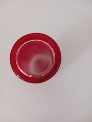 Vintage 1960s MCM Culver MANDALAY Red Siam Thai Goddess Glass Tumbler