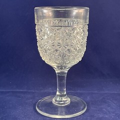 EAPG 1884 Elson Glass #88 Daisy & Button Goblet