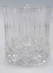 Royal Crystal Rock, OPERA 12 Sided Alternating Cuts Double Old Fashioned, 3 5/8″