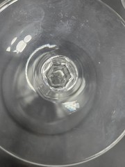 Vintage Champagne Coupe Glasses Platinum/silver rim Set of 8 Gatsby MCM
