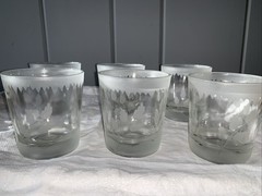 Federal Glass Whiskey Glassware VTG