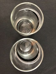 Vintage Libbey Swirl Atomic Highball Cocktail Glasses Lot of 4 Drinkware