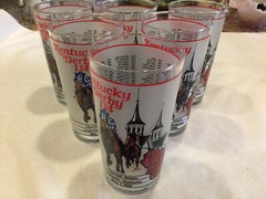6 Libbey 114 KENTUCKY DERBY May 7, 1988 Official Drinking Glasses Tumblers 5-1/4