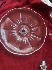 Duncan Miller Monticello Tiffin 3 Piece Epergne Clear