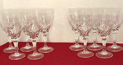 Cristal D’Arques JG Durand Flamenco Crystal Water Goblets Set of (10)