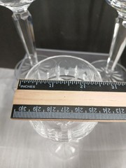 Gorgeous Lot of 3 Waterford Crystal KYLEMORE ? Hock Wine Glasses Wedding