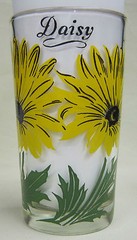 Daisy 5″ Standard Size Peanut Butter Glass Glasses Drinking Kitchen Mauzy 23-2