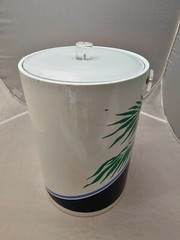 12- Vtg H J Stotter Acrylic/Plastic 8 high & 3 low Glasses w 1 ice bucket Parrot