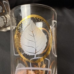 Vintage MCM Set of 3 Federal Glass Glen Echo 12 oz Glasses EUC
