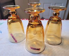 [READ] 4 TIFFIN FRANCISCAN *CANTERBURY* 6 1/4″ DESERT RED Iced Tea GOBLETS 1965+