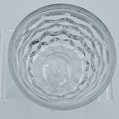 7 Fostoria American Clear Footed Tumblers Stem 2056 Juice Cubed Cube 4 3/8″