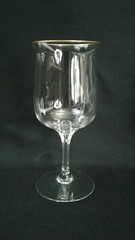 Lenox USA Intrigue Gold Trim Water Goblet