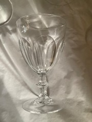 EXCELLENT CONDITION 5 Cristal D’Arques Rambouillet Crystal Water Goblet – 5.875”