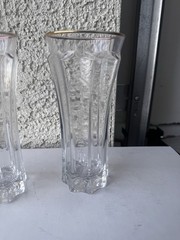 Vintage St. Germain Gold Rim Liqueur Glasses Art Deco Highball Cordial Cocktail