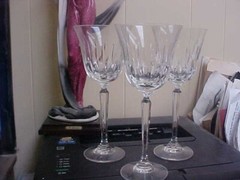 Mikasa Crystal Interlude 8 3/8″ Water Goblets (Set Of 3)