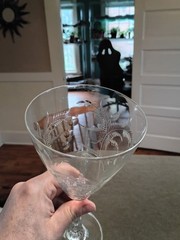 One HEISEY Duquesne wine glass Everglade cutting