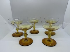 Forever Amber By Libby Glass Company 4.5” Tall Champagne Or Parfait Glass