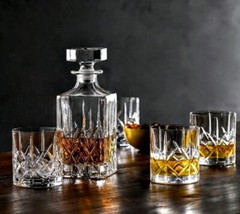NEW Waterford MARQUIS Brookside DOUBLE OLD FASHIONED Glasses SET of 4 NOS Mint