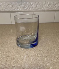 Libbey Blue Ribbon Dimple Rocks Glass