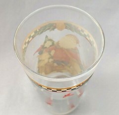 SAKURA DEBBIE MUMM WOODLAND SANTA TUMBLER 16 OZ