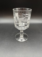 Princess House Heritage Iced Tea/Water Glass Goblet 6.25”