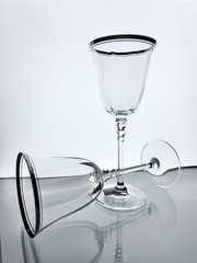 Mikasa Sonata Platinum – Water Goblets 8 1/4”, Set of 2