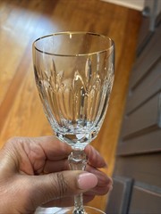 Gorham Royal Devon Gold Rim Rimmed 7” Wine Glass