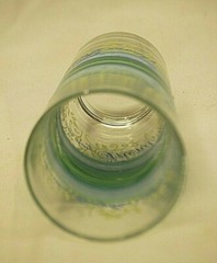 Abstract Drinking Glass Tumbler Flared Kitchen Glassware Home & Friends