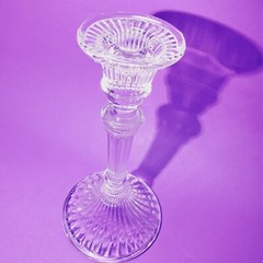 TOWLE Crystal TOC33 Giftware Candle Holder8-1/4″ high x 4 1/4″ base & 7/8″mouth
