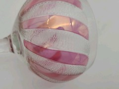 Set 6 Vintage Bohemia Glass Czech Crystal Liqueur Glasses Pink Yellow Orange