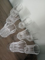 Cristal D’Arques Durand Longchamp Crystal Water Ice Tea Goblet Glasses Set Of 8