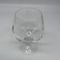 Kosta Boda Bertil Vallien Optic Swirl Chateau Cognac Glass Blown Set Of 3 Vtg