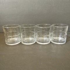 Anchor Hocking Tartan (Manchester) Set of 4 – Rocks Lowball Glasses – 10 1/2 oz.