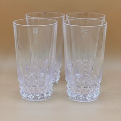 Tuilleries Villandry Crystal High Ball Glasses Cristal D’Arques Durand Set of 4