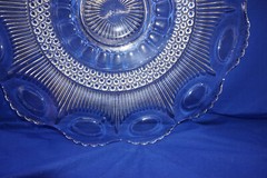 Tiffin Bullseye / US Glass Manhattan Torte Plate, Punch Bowl Underplate 22 (S33)