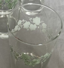 Corelle Coordinates Callaway Green Ivy Set of 4 Water Tea Glasses