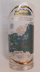 60s CERA Golf Highball Glass, Augusta Natl, Baltusrol, Pebble Beach, etc *READ*