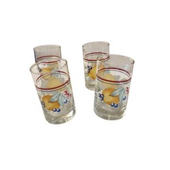 Vintage Corelle Abundance Pattern 6oz. Juice Glass 4″. Discontinued. Circa 1990′