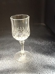 Set of 3 Cristal d’ Arques Longchamp Lead Crystal 2 oz. Cordial Glasses 4.75″ H