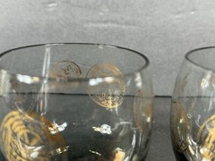 Vtg Cocktail Glass Pair
