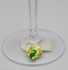 Waterford Grenville Gold Wine Glass 8″ Tall Ireland New with Tags